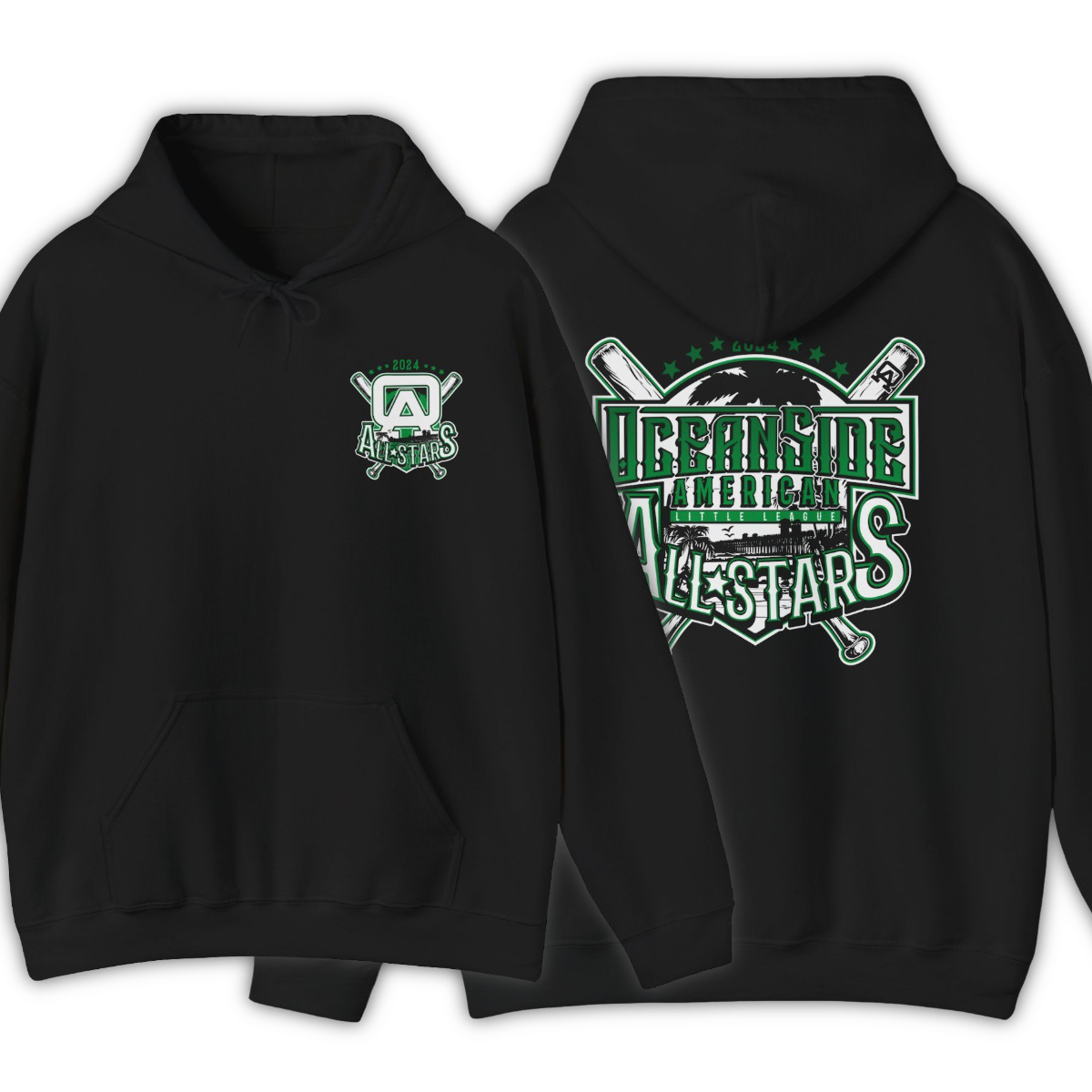 OALL 2024 All Stars Front & Back Hoodie