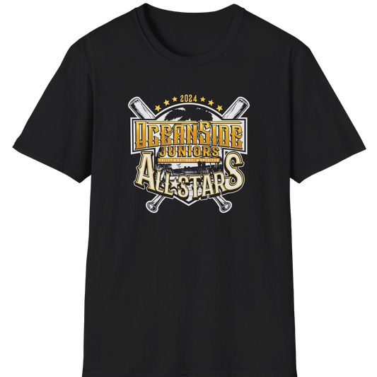 OALL 2024 All Stars JUNIORS Division Black Softstyle Tee