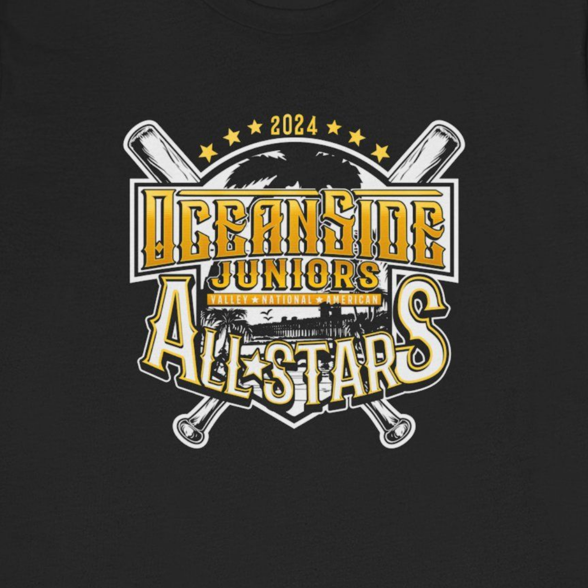 OALL 2024 All Stars JUNIORS Division Black Premium Tee